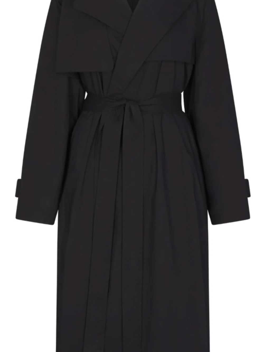 *NWT SKIMS Fleece Boyfriend Trench Coat in Onyx, size Small.